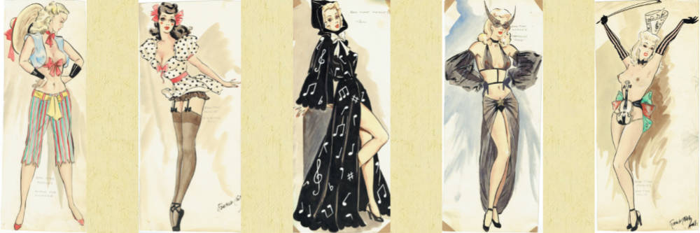 Murrays Club Outfit Illustrations
